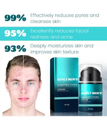 KOAHDE Natural Anti Wrinkle Face Cream For Men Men Anti-Age Moisturising Cream Men's Anti-Wrinkle Face Cream Men's Face Care Cream Revitalizing Anti-Aging Cream For Men Men's Cream Smooth Wrinkles 50G - Buy Online on GoSupps.com