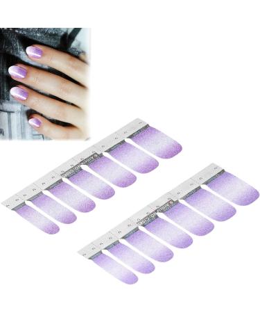 Glitter Nail Stickers Kit for French Manicure - Self-Adhesive Nail Art Decals for Women and Girls (45 Pack) - Buy Online on GoSupps.com