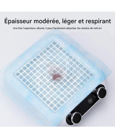 Filtre Collecteur de Poussi re | 100 Pi ces Extracteur De Poussi re D'ongles | Papier Collecteur Pour Pratique Femmes Maison Salon Formation Bleu - Buy Online on GoSupps.com