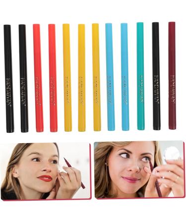 FOMIYES 12pcs Waterproof Liquid Eyeliner Eyeline Liquid Pencil Liquid Eyeliner Pencil Set Makeup Water Proof 1 count (Pack of 1) As Shown - Buy Online on GoSupps.com