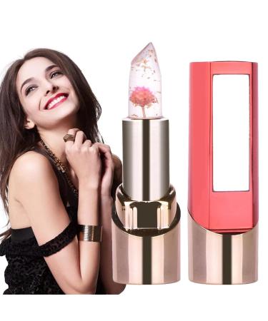 Crystal Flower Magic Lipstick with Gold Foil - Long Lasting Nourishing Lip Gloss for Date, Party, Halloween & Prom - Buy Online on GoSupps.com