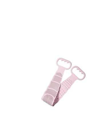 Instylya Silicone Back Scrubber - Pastel Pink | Soft Double-Sided Body Scrubber for Shower | Cleanse, Massage, and Apply Lotion Easily - Buy Online on GoSupps.com