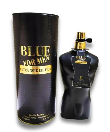 BLUE FOR MEN ULTRA NOIR EDITION Eau de Toilette 3.4 fL. Oz. Amber fragrance for men. - Buy Online on GoSupps.com