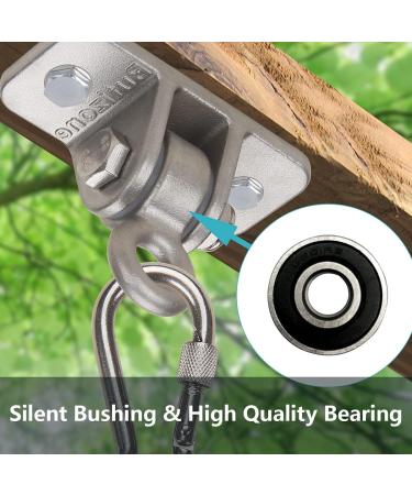 304 Stainless Steel Heavy Duty Swing Hangers Set of 2 - Mounting Hardware Included - Buy Online on GoSupps.com