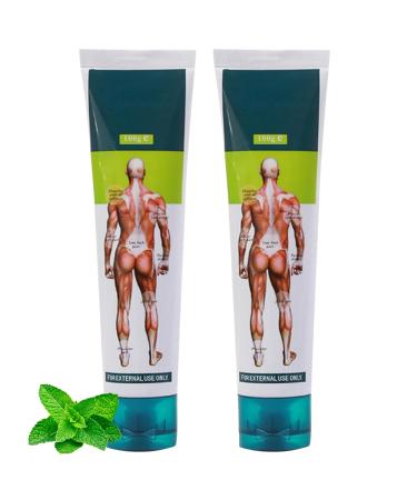 2Pcs CapsaCare Neuropathy Cream Nerve Relief Cream Deeply Moisturizing Soothing for Feet Hands Legs Waist Joints and Muscles