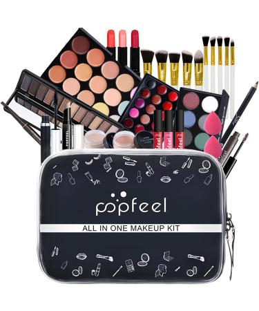 CkFyahp 29Pcs Makeup Set - Professional All-in-One Kit with Eyeshadow Palette, Lip Gloss, Brushes & Cosmetic Bag for Women & Girls - Ideal Beauty Gift - Buy Online on GoSupps.com