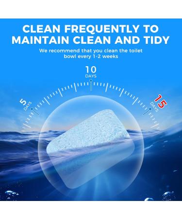 30 Tabs Toilet Bowl Cleaner Tablets - Effective Household Toilet Cleaners Compatible with All Toilets | International Shipping Available - Buy Online on GoSupps.com