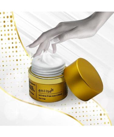 Aniise Eye Cream for Dark Circles and Puffiness - Anti-Aging Eye Cream with Rosemary, Grape Seed, Aloe Vera, and Chamomile - 0.5 oz - For Men and Women - Buy Online on GoSupps.com