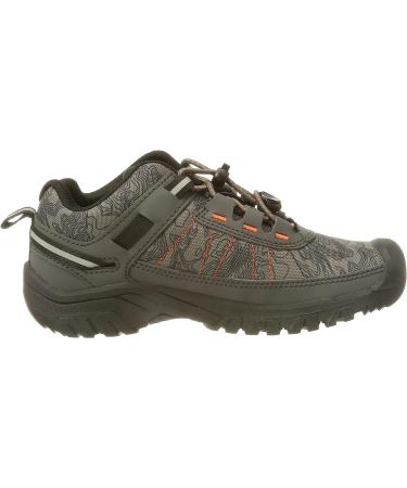 KEEN Targhee Sport Vented Hiking Shoes - Magnet/Scarlet Ibis - Size 12 US Unisex Little Kid - Buy Online on GoSupps.com