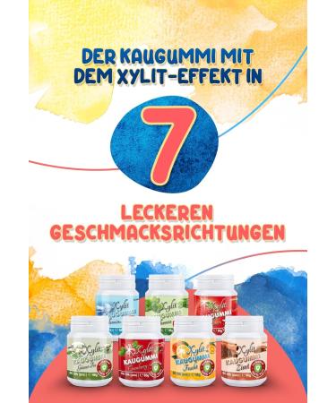 Buy Xylitol Fruity Chewing Gum - Sugar-Free Vegan 360 Pieces | 12 x 30 Pack | No Aspartame Sorbitol or Titanium Dioxide - Buy Online on GoSupps.com