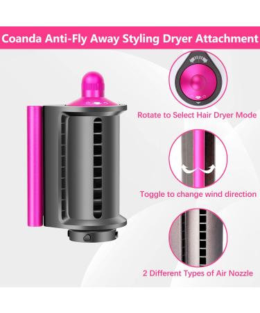 Smoothing Dryer Attachment for Dyson Airwrap - Anti-Flyaways Styling, Faster Drying | Compatible with Dyson Airwrap Styler HS01 HS05 | Purple - Buy Online on GoSupps.com