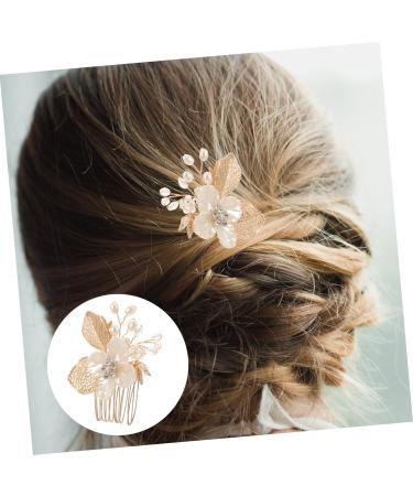 FOMIYES Gold Leaf Side Comb Hair Accessories for Bride Women Hair Pin Vintage Hair Accessories Hair Side Comb Leaf Hair Accessories Hair Accessories for Girl Headpieces for Wedding - Buy Online on GoSupps.com