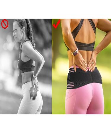 Wellgood Sacroiliac Hip Belt for Women and Men | SI Joint Hip Belt for Relief of Sciatic, Pelvic, and Lower Back Pain | Inner Anti-Slip Strip | Stabilizes SI Joint | Trochanter Belt | Black Regular 25''-42 - Buy Online on GoSupps.com