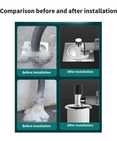 Anti-Overflow Special Floor Drain For Washing Machine Special Connectors Sewer Deodorant Anti-Overflow Water Device Washing Machine Silicone Rings For Floor Drain Drainer Cover For Shower - Buy Online on GoSupps.com