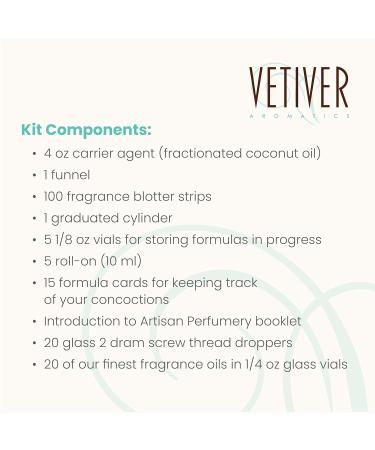 Vetiver Aromatics Artisan Perfume Kit - Buy Online on GoSupps.com