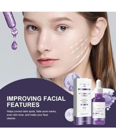 Mikabila (04)30ml*2 Vitamin B3 Niacinamide Face Serum Niacinamide Facial Serum with Vitamin B3 Anti-Wrinkle Anti-Ageing Serum Dark Spots Corrector Reduce Fine Lines Wrinkles Anti Pigment Spot Serum - Buy Online on GoSupps.com
