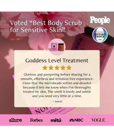 Nopalera Hibiscus Cactus Flower Exfoliant - Exfoliating Face & Body Scrub 3-in-1 Cleanser Exfoliator & Moisturizer Vegan Cruelty-Free Natural Floral Scent Dye Free 6 oz. - Buy Online on GoSupps.com