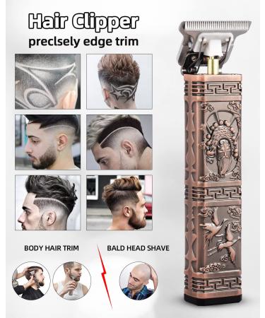 CkeyiN Professional Men's Hair Clippers - Rechargeable Cordless T-Blade Trimmer for Baldheaded Beard Shaver and Barbers Grooming Kit - Buy Online on GoSupps.com