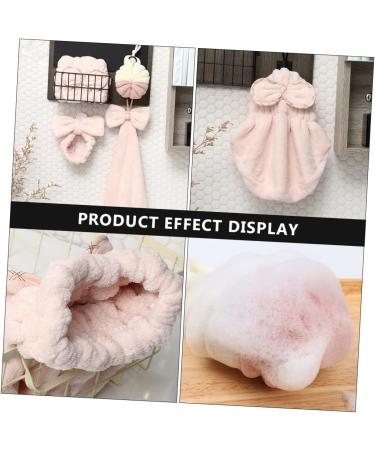CANIGHT 1 Set Dry Hair Towel Set Lotus Tealight Candle Holder Bath Sponge Bath Towel Pink Twisted Yarn - Buy Online on GoSupps.com