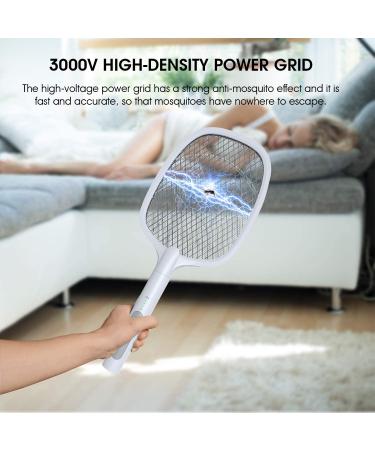 iMirror Bug Zapper Racket - 2 in 1 Rechargeable Electric Fly & Mosquito Swatter (3 Pack, 1800mAH) - Buy Online on GoSupps.com