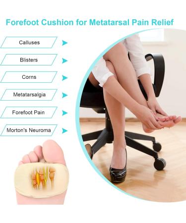 Breathable Forefoot Cushion - Elastic Gel for Foot Pain Relief & Hallux Valgus Correction | Shop Internationally! - Buy Online on GoSupps.com