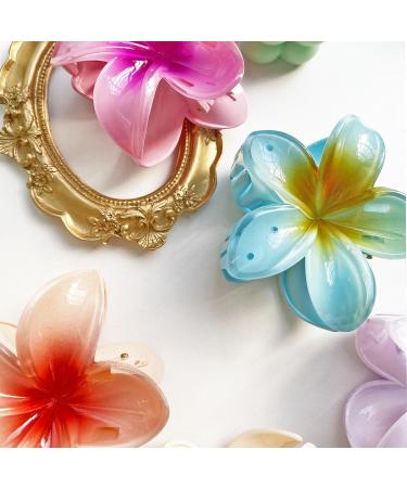 6 Pcs 1.6"Flower Claw Clips Non Slip Hair Claw Clips Flower Hair Clips for Thick Hair Large Cute Hair Claw Accessories for Women Girls Thick Thin Hair Strong Hold Hair Jaw Clips - Buy Online on GoSupps.com
