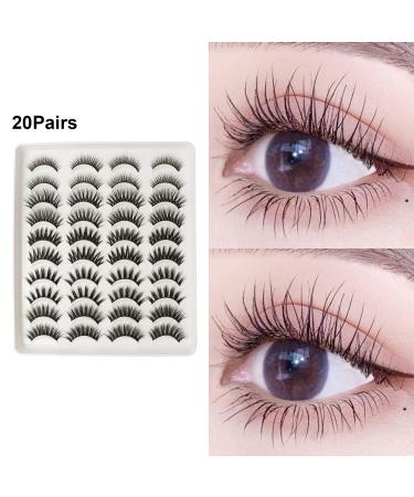 Drerio 20 Pair 3D Fluffy False Eyelashes Dramatic Natural Look 5 Styles for Extensions - Shop Internationally - Buy Online on GoSupps.com
