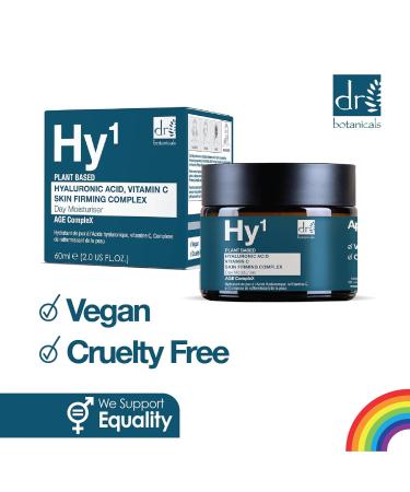 Dr Botanicals Anti Aging Face Moisturiser | Hyaluronic Acid Vitamin C & Skin Firming Complex | Reduce Wrinkles & Hydrate Skin | 2.0 Fl Oz - Buy Online on GoSupps.com