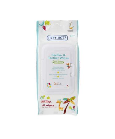 Dr. Talbot's Pacifier & Teether Wipes 0 m + Vanilla Milk Flavored 48 Wipes - Buy Online on GoSupps.com