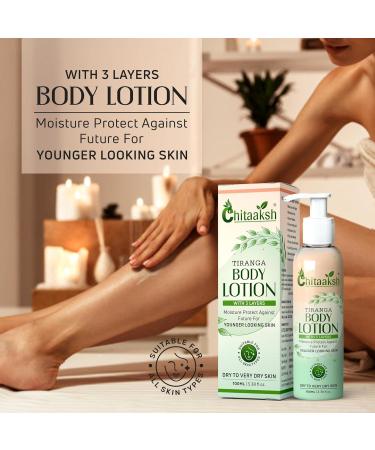 Chitaaksh Deep Nourish Body Lotion With 3 Layers for Women & Men | Non Sticky Body Moisturizer With Natural Sunscreen | Winter Body Lotion For Dry To Very Dry Skin (100 ML) - Buy Online on GoSupps.com