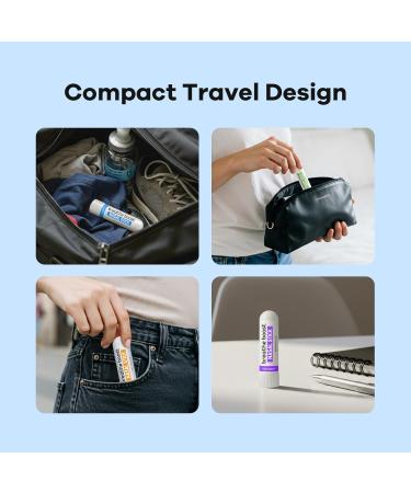 Breathe Boost Nasal Stick (4 Pack) Portable Inhaler for Instant Sinus & Allergy Relief Nasal Stick Set with Mint Tropical Wintermint & Lavender 4 Scented - Buy Online on GoSupps.com