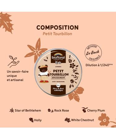  Biofloral BIOFLORAL KIDS - Little Whirlpool - Organic - 45 Gummies - Soothing - Authentic Bach Flowers - Alcohol-Free - Buy Online on GoSupps.com