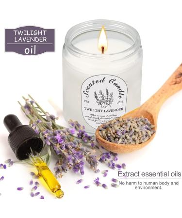 Scented Soy Candles 4 Pack - Lavender Sage Aromatherapy Set for Stress Relief and Meditation - Long Lasting 28 oz Natural Candles - Perfect Gifts for Women - Buy Online on GoSupps.com