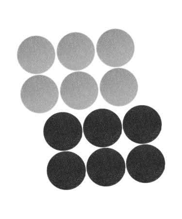 IWOWHERO 12pcs Foot Grinding Stone Extra Coarse Replacement Roller Heads Electronic Foot File Replacement Foot Foot Grinding Electric Polished Frosted Stone Tool Head Manicure