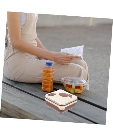 Zerodeko Square Instant Noodle Bowl Snack Carrying Container 304 Stainless Steel Household Products Student - Buy Online on GoSupps.com