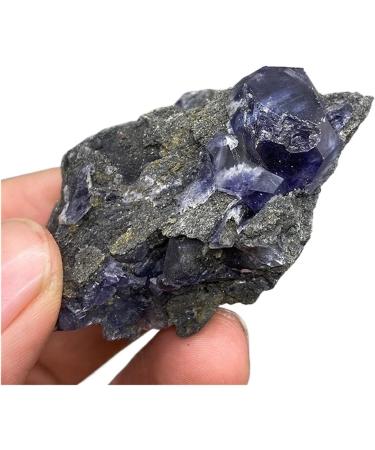 Natural Crystal Rough Natural Polyhedral Tanzanite Blue Purple Fluorite Cluster Mineral specimens Gem Level Stones and Crystals (Size : 9) - Buy Online on GoSupps.com