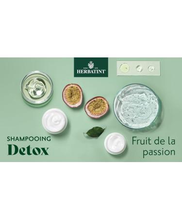 Herbatint Shampoo Detox Detoxifying and Revitalizing Shampoo - 260 ml | Cleanses and Frees Scalp and Hair from Impurities | Cosmos Organic Certified 98% Natural Ingredients Vegan - Buy Online on GoSupps.com