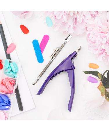 Upgade Acrylic Nail Clipper with Sizer Magnet Accurate Trimming Nail Clippers for Acrylic Nails Nail Tip Cutter Professional Stainless Steel Manicure Tool for Salon Home Nail Art - Buy Online on GoSupps.com