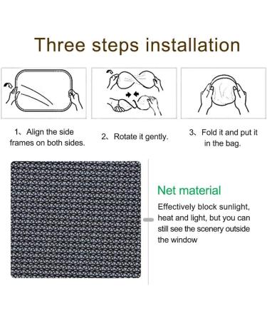 astarye Solar Protection Car Sunshade Set - Side & Roof Window for Children & Adults | Electrostatic Adsorption - Buy Online on GoSupps.com
