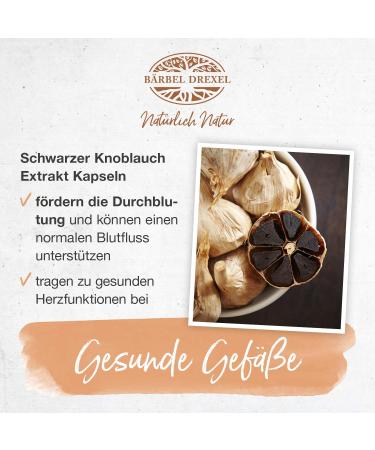 Black Garlic Capsules 250mg Natural Odorless Formula 100% Vegan 45 pcs Fermented & No Synthetic Substitutes | Naturopathy B rbel Drexel  - Buy Online on GoSupps.com