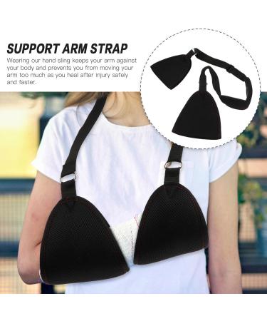 Buy Healifty Arm Sling & Shoulder Immobilizer | Support for Rotator Cuff Injuries Fractured Bones & Elbow/Wrist Injuries - Adjustable & Comfortable Black Design - Buy Online on GoSupps.com