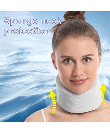 Rianpesn Adjustable Neck Support Collar | Breathable Contoured Neck Protection for Improved Posture Ideal for Men & Women | International Shipping Available - Buy Online on GoSupps.com