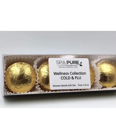 Spa Pure Naturals Eucalyptus Lemon Shower Bombs - Vick's Burst (4-pack) - Buy Online on GoSupps.com