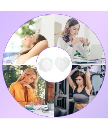 60Pcs Castor Oil Patches 2 shapes flower and heart Self-Adhesive Castor Oil Belly Button Patch Disposable Organic Cotton Pads Absorbent Breathable Wrap Pads 60Pcs White Flower &Heart Shape - Buy Online on GoSupps.com