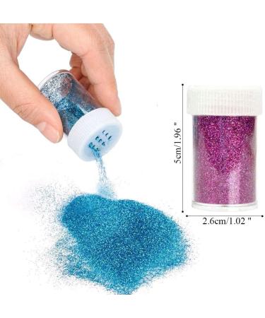 Fogawa 24pcs Glitter Powder Set (480g) - Colorful Craft Glitter for Kids Tinkering & Easter Eggs - Buy Online on GoSupps.com