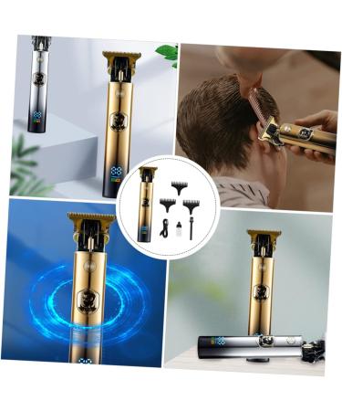 1 Set Hair Clipper Mens Hair Mustache Clippers Hair Cutting Tool Men's Electric for Shaving Face Hair Cutting Clipper Liquid Crystal Electric Scissors Man Titanium Alloy - Buy Online on GoSupps.com