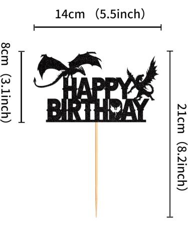 Dragon Theme Cupcake Topper - Mythical Torte Decoration for Young Weddings & Birthday Parties | Realistic Cake Attachment | Party Animal Decor - Buy Online on GoSupps.com