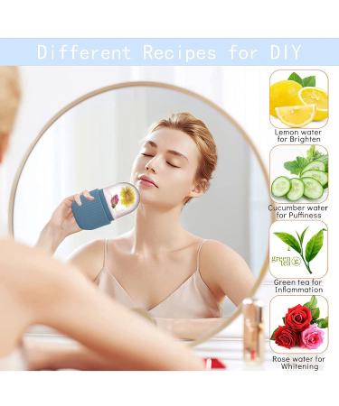 KOGITI Ice Roller Mold for Face & Eye Beauty | Facial Ice Roller for Puffiness Relief and Skin Care Tools | Ice Facial Cube in Blue - Buy Online on GoSupps.com