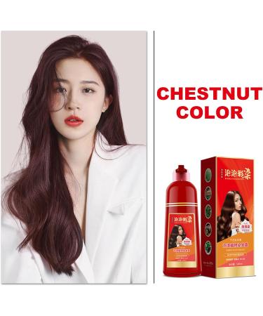  Holdes Color Shampoo for Women 500ml Long Lasting Color Shampoo Skin Friendly Instant Plant Bubble Natural Hair Dye Shampoo Holdes - Buy Online on GoSupps.com