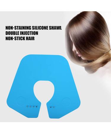 ZJchao Silicone Hairproof Hairdresser Cape - 19.7x16.9 Inches Neck Protection and Hair Cutting Pad - Buy Online on GoSupps.com
